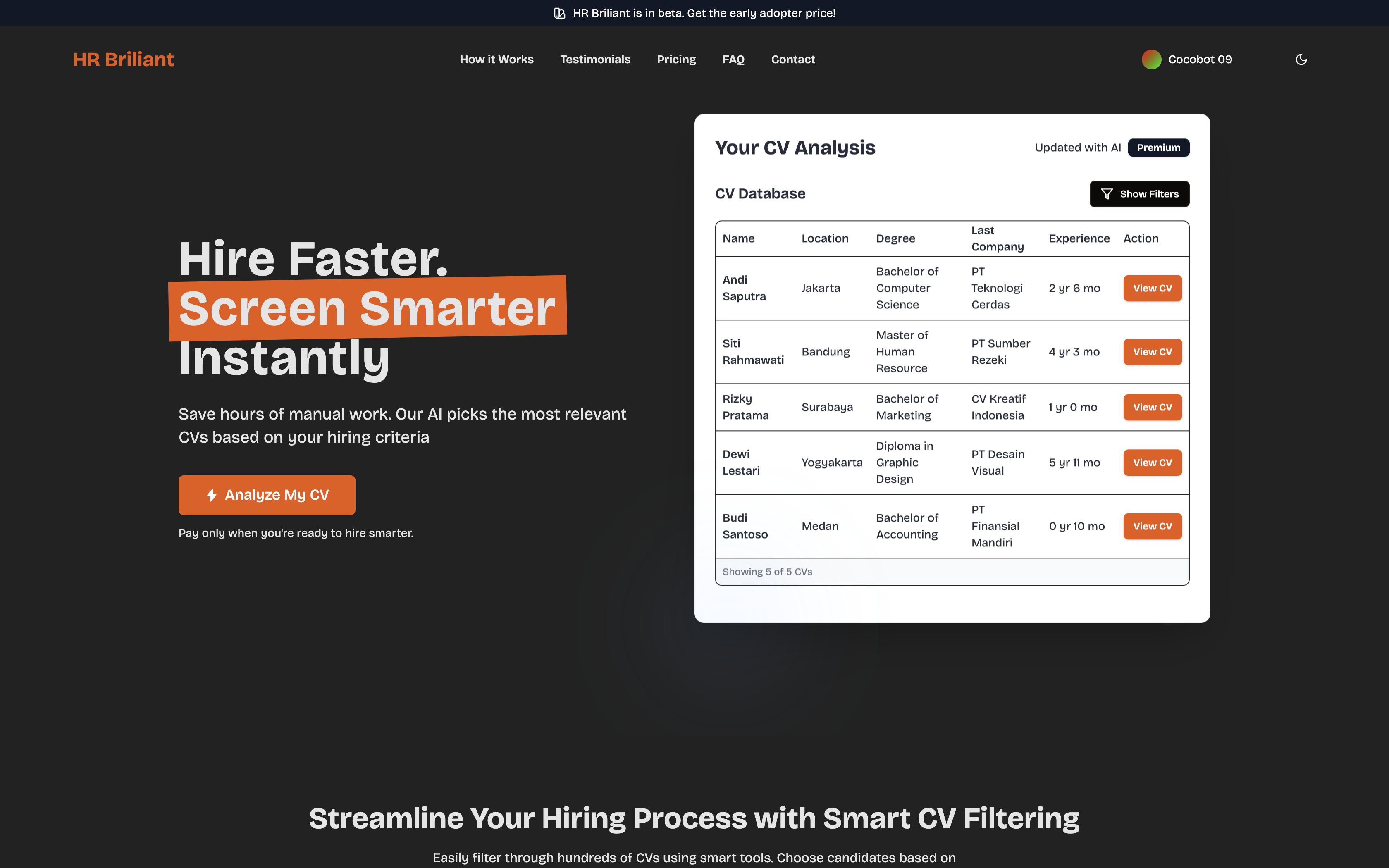 Landing Page